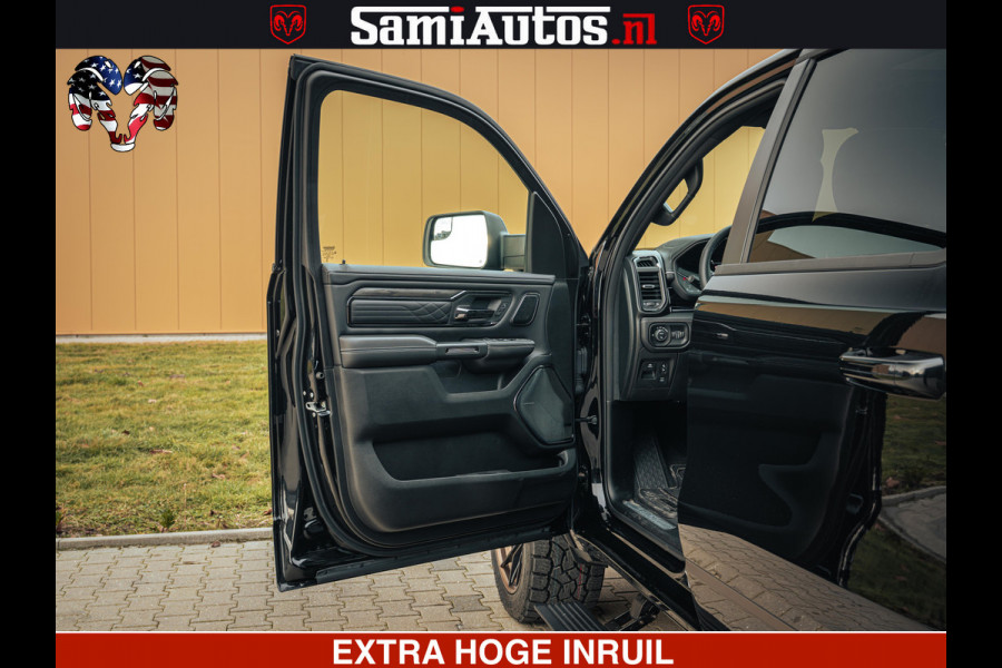 Dodge Ram 1500 Limited Night H.O 540HP 706Nm | Massage + Full Option | De Meest Luxe en Volle Pick-Up in zijn Klasse | Comfortabele Dubbele Cabine met Royale 5 Zitplaatsen | BPM vrij | Nu Leverbaar uit Voorraad | Voorraad Nr 2353 - 5412