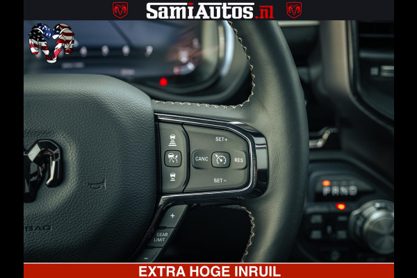 Dodge Ram 1500 Limited Night H.O 540HP 706Nm | Massage + Full Option | De Meest Luxe en Volle Pick-Up in zijn Klasse | Comfortabele Dubbele Cabine met Royale 5 Zitplaatsen | BPM vrij | Nu Leverbaar uit Voorraad | Voorraad Nr 2353 - 5412