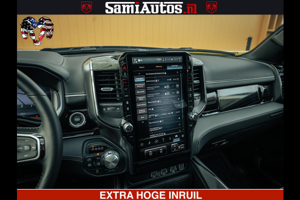 Dodge Ram 1500 Limited Night H.O 540HP 706Nm | Massage + Full Option | De Meest Luxe en Volle Pick-Up in zijn Klasse | Comfortabele Dubbele Cabine met Royale 5 Zitplaatsen | BPM vrij | Nu Leverbaar uit Voorraad | Voorraad Nr 2353 - 5412