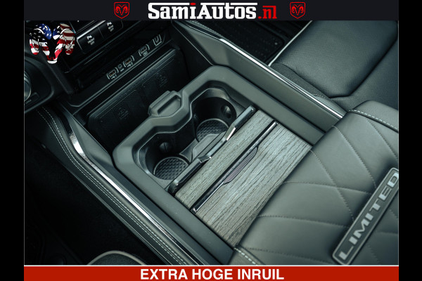 Dodge Ram 1500 Limited Night H.O 540HP 706Nm | Massage + Full Option | De Meest Luxe en Volle Pick-Up in zijn Klasse | Comfortabele Dubbele Cabine met Royale 5 Zitplaatsen | BPM vrij | Nu Leverbaar uit Voorraad | Voorraad Nr 2353 - 5412