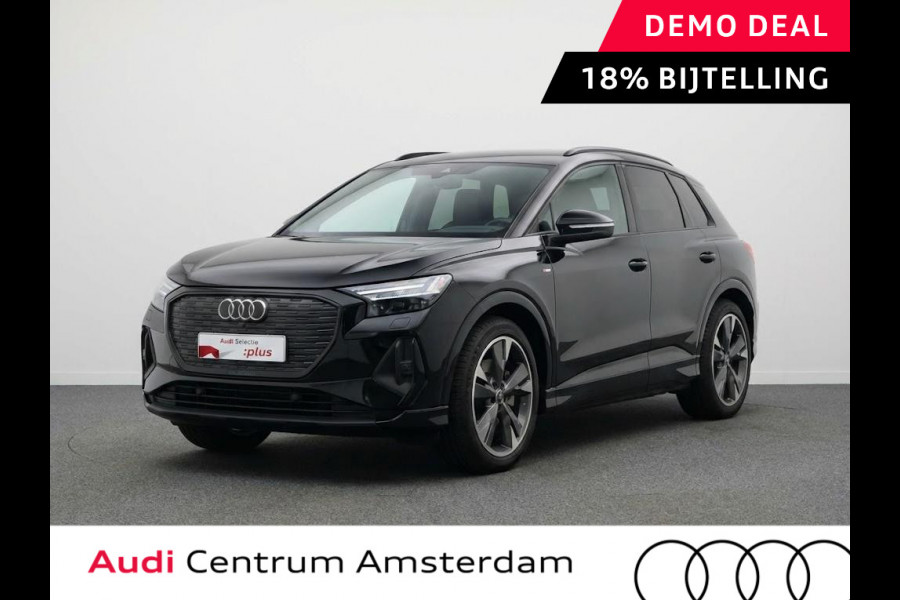 Audi Q4 e-tron 45 quattro S Edition 82 kWh 286pk | Panoramadak | Elektrisch verstelbare stoelen | 20 inch Lichtmetalen velgen | Adaptieve cruise controle