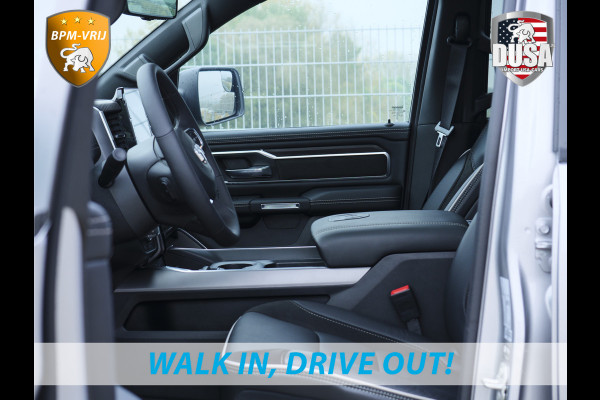 Dodge Ram 1500 | Laramie | Night | 3.0L I6 Hurricane | Crew Cab | 4X4 | | BPM-VRIJ | Niveau regeling | Passenger Display | Getoonde accessoires zijn verkrijgbaar tegen meerprijs