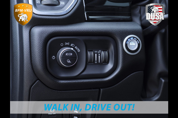 Dodge Ram 1500 | Laramie | Night | 3.0L I6 Hurricane | Crew Cab | 4X4 | | BPM-VRIJ | Niveau regeling | Passenger Display | Getoonde accessoires zijn verkrijgbaar tegen meerprijs