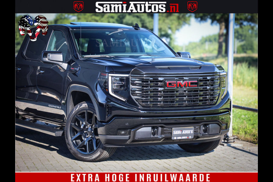 GMC Sierra DENALI 6.2 V8 426PK Full Option | De Meest Luxe Pick-Up in zijn Klasse | Comfortabele Dubbele Cabine met Royale 5 Zitplaatsen | BPM vrij | Nu Leverbaar uit Voorraad | Voorraad Nr 2561 - 4234