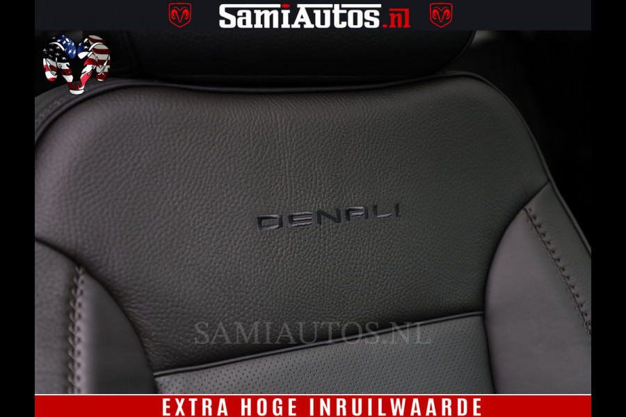 GMC Sierra DENALI 6.2 V8 426PK Full Option | De Meest Luxe Pick-Up in zijn Klasse | Comfortabele Dubbele Cabine met Royale 5 Zitplaatsen | BPM vrij | Nu Leverbaar uit Voorraad | Voorraad Nr 2561 - 4234