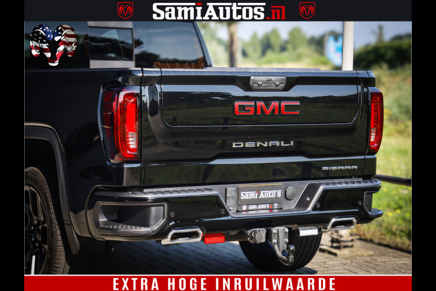 GMC Sierra DENALI 6.2 V8 426PK Full Option | De Meest Luxe Pick-Up in zijn Klasse | Comfortabele Dubbele Cabine met Royale 5 Zitplaatsen | BPM vrij | Nu Leverbaar uit Voorraad | Voorraad Nr 2561 - 4234
