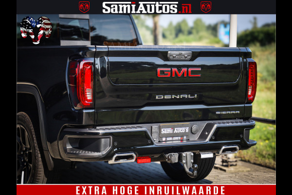 GMC Sierra DENALI 6.2 V8 426PK Full Option | De Meest Luxe Pick-Up in zijn Klasse | Comfortabele Dubbele Cabine met Royale 5 Zitplaatsen | BPM vrij | Nu Leverbaar uit Voorraad | Voorraad Nr 2561 - 4234