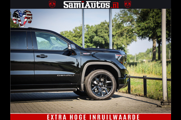GMC Sierra DENALI 6.2 V8 426PK Full Option | De Meest Luxe Pick-Up in zijn Klasse | Comfortabele Dubbele Cabine met Royale 5 Zitplaatsen | BPM vrij | Nu Leverbaar uit Voorraad | Voorraad Nr 2561 - 4234