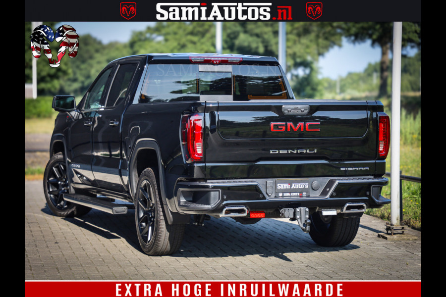 GMC Sierra DENALI 6.2 V8 426PK Full Option | De Meest Luxe Pick-Up in zijn Klasse | Comfortabele Dubbele Cabine met Royale 5 Zitplaatsen | BPM vrij | Nu Leverbaar uit Voorraad | Voorraad Nr 2561 - 4234