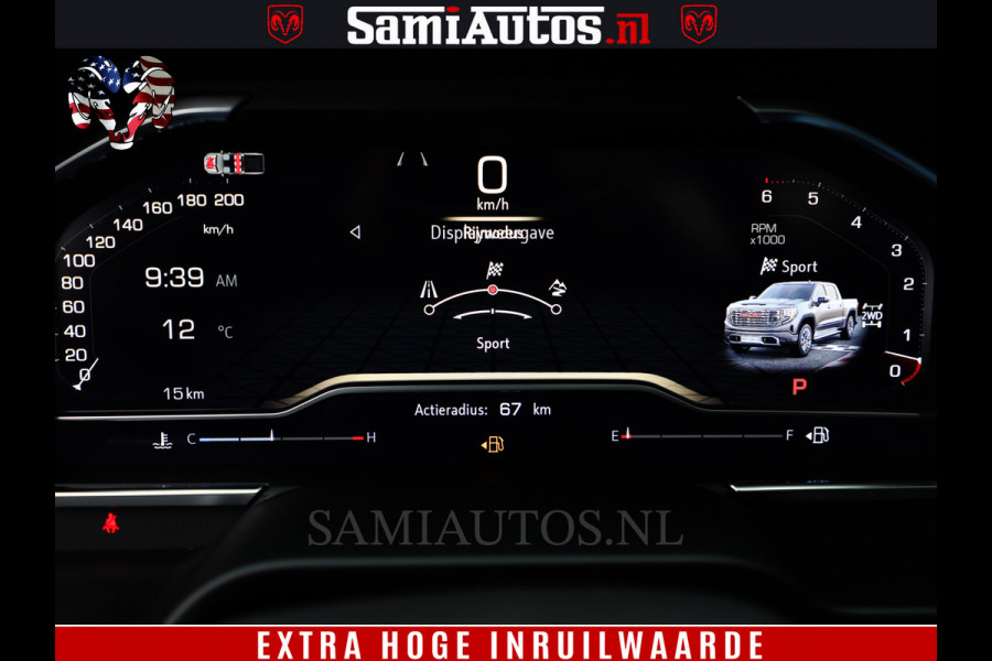 GMC Sierra DENALI 6.2 V8 426PK Full Option | De Meest Luxe Pick-Up in zijn Klasse | Comfortabele Dubbele Cabine met Royale 5 Zitplaatsen | BPM vrij | Nu Leverbaar uit Voorraad | Voorraad Nr 2561 - 4234
