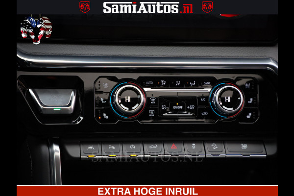 GMC Sierra Denali 6.2 V8 426PK | HUD | ALLE OPTIES | HEAD-UP | LANE ASSIST | 360 CAMERA | VIRTUAL COCKPIT | BLACK LEDER | DUBBELE CABINE | 5 PERSOONS | PICK UP | Voorraad Nr 2561 - 4234