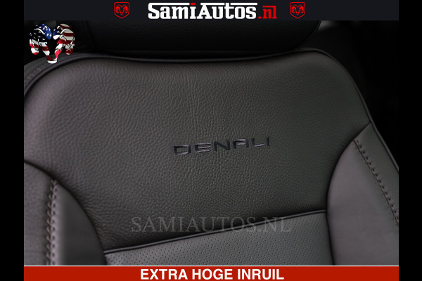 GMC Sierra Denali 6.2 V8 426PK | HUD | ALLE OPTIES | HEAD-UP | LANE ASSIST | 360 CAMERA | VIRTUAL COCKPIT | BLACK LEDER | DUBBELE CABINE | 5 PERSOONS | PICK UP | Voorraad Nr 2561 - 4234