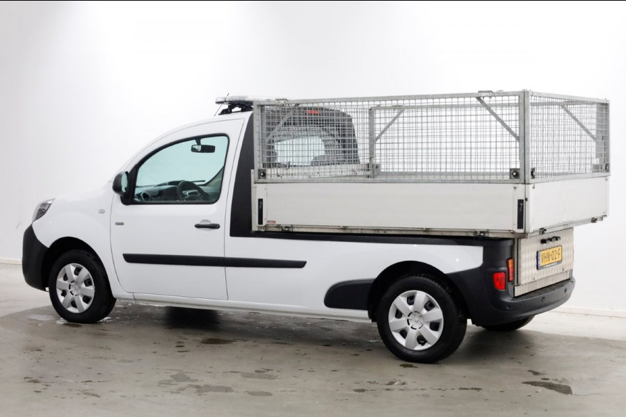 Renault Kangoo Z.E. Maxi 33kWh 100% Elektrisch Open Laadbak Koop Accu SOH 88% 11-2020