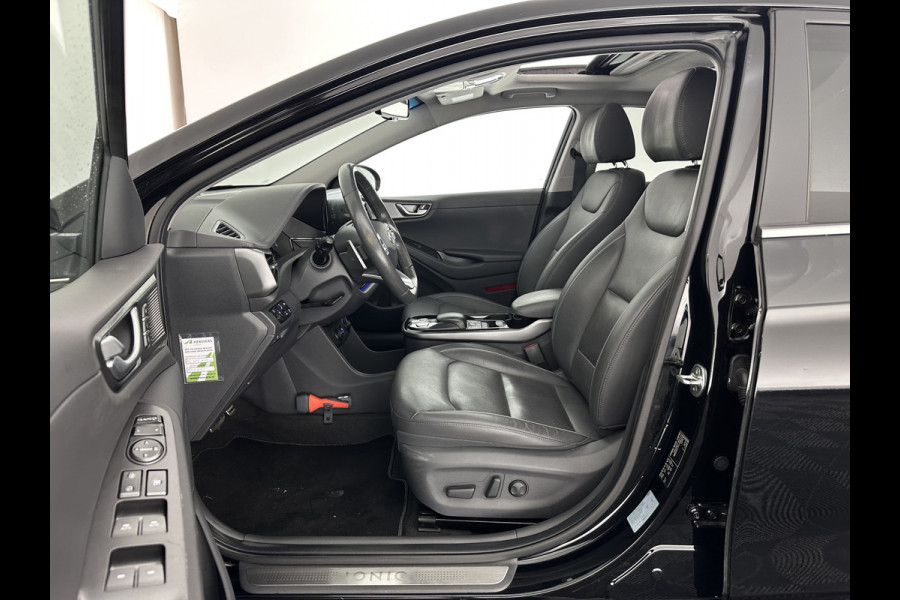Hyundai IONIQ Premium EV 38 kWh {SOH-97%} (INCL.BTW) Aut *HEATPUMP | PANO | LEATHER | FULL-LED | ADAPTIVE-CRUISE | KEYLESS | NAVI-FULLMAP | DAB | CAMERA | MEMORY-PACK | DIGI-COCKPIT | HEATED/VENTILATED-SEATS | CCS- FASTLOADER | 16''A
