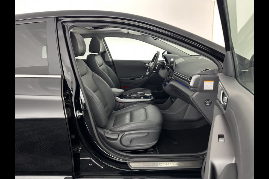 Hyundai IONIQ Premium EV 38 kWh {SOH-97%} (INCL.BTW) Aut *HEATPUMP | PANO | LEATHER | FULL-LED | ADAPTIVE-CRUISE | KEYLESS | NAVI-FULLMAP | DAB | CAMERA | MEMORY-PACK | DIGI-COCKPIT | HEATED/VENTILATED-SEATS | CCS- FASTLOADER | 16''A