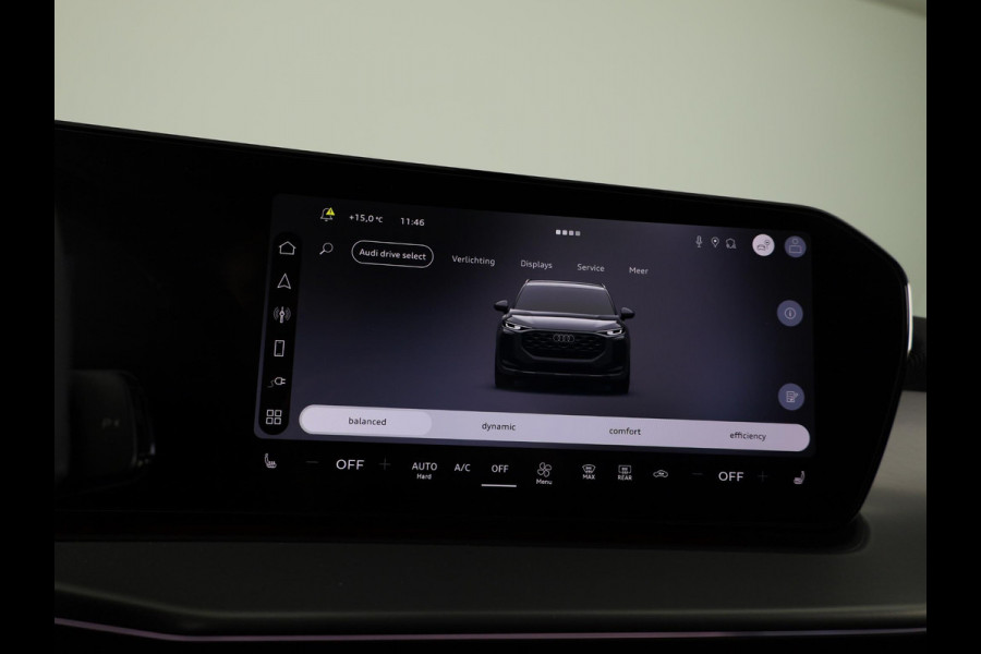 Audi Q3 Advanced edition e-hybrid 272 pk | Techniekpakket plus | Glazen panoramadak | Ambiente lichtpakket | Verwarmbaar stuurwiel |