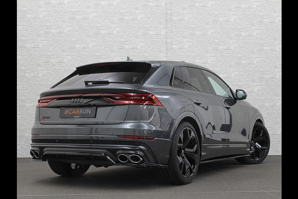 Audi Q8 SQ8 4.0 TFSI Quattro | RS-Stoelen | Panorama | Massage | Ventilatie | 23'' | B&O Sound | Trekhaak | Carbon | Luchtvering | Black-Optic | BTW-Auto | Memory | Leder | Matrix-LED | Carplay |