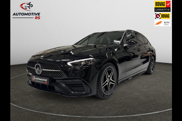 Mercedes-Benz C-Klasse Estate 180 AMG Line Trekhaak Navi Leer Camera Nightpack Ambient Elekt. achterklep PTS
