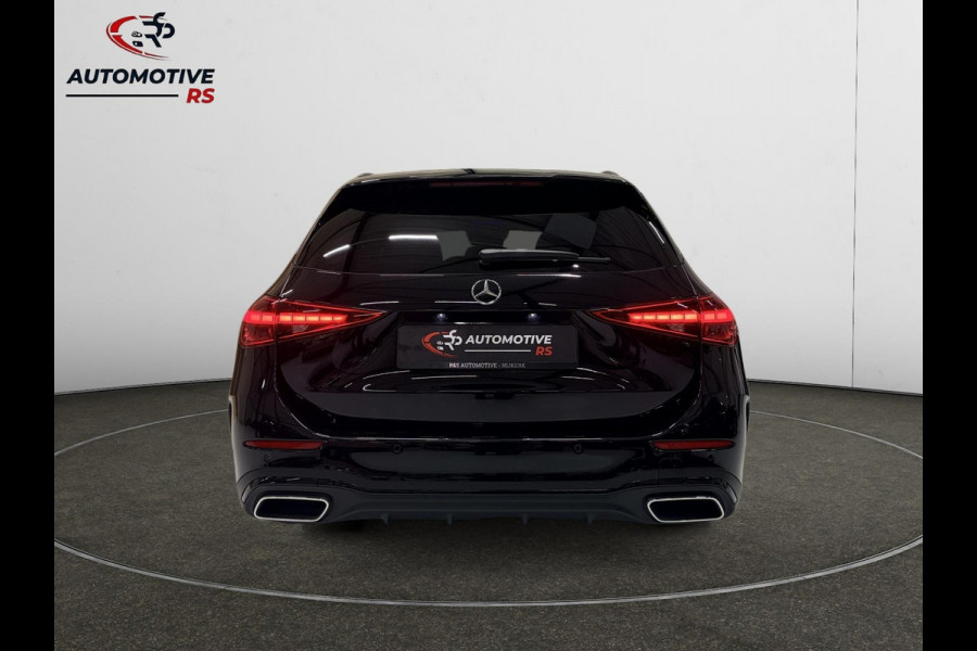 Mercedes-Benz C-Klasse Estate 180 AMG Line Trekhaak Navi Leer Camera Nightpack Ambient Elekt. achterklep PTS