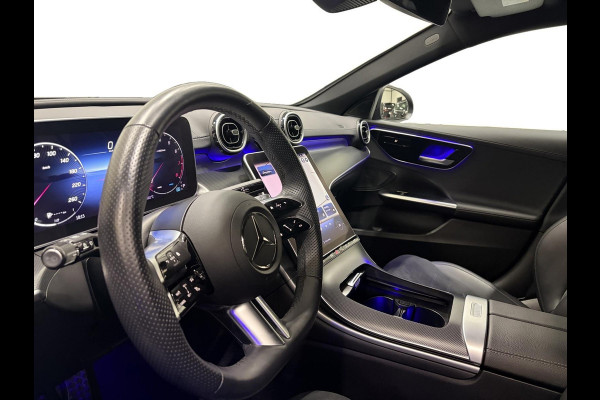 Mercedes-Benz C-Klasse Estate 180 AMG Line Trekhaak Navi Leer Camera Nightpack Ambient Elekt. achterklep PTS