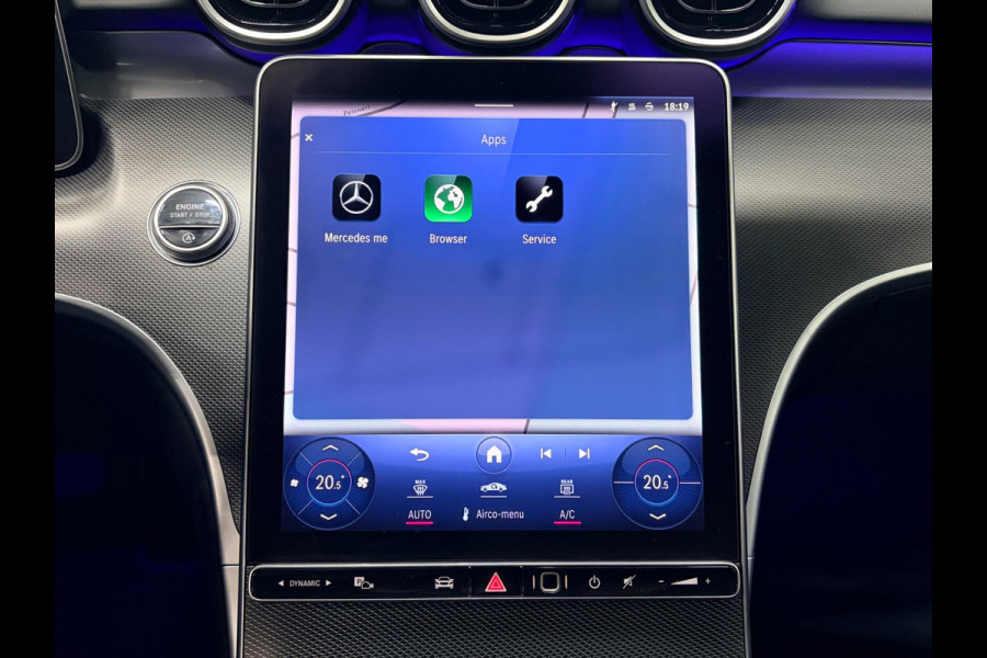 Mercedes-Benz C-Klasse Estate 180 AMG Line Trekhaak Navi Leer Camera Nightpack Ambient Elekt. achterklep PTS