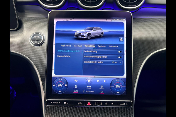 Mercedes-Benz C-Klasse Estate 180 AMG Line Trekhaak Navi Leer Camera Nightpack Ambient Elekt. achterklep PTS