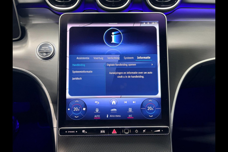 Mercedes-Benz C-Klasse Estate 180 AMG Line Trekhaak Navi Leer Camera Nightpack Ambient Elekt. achterklep PTS