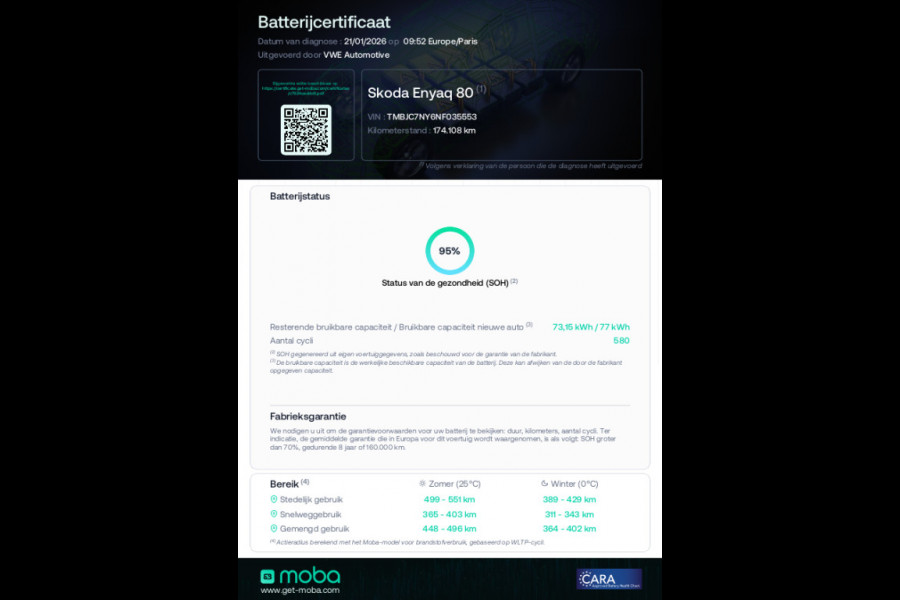 Škoda ENYAQ iV 80 Comfortline, electr. trekhaak, vele opties,soh 95 %, stoel verwarming , camera, 1 e eigenaar, NL auto met nap