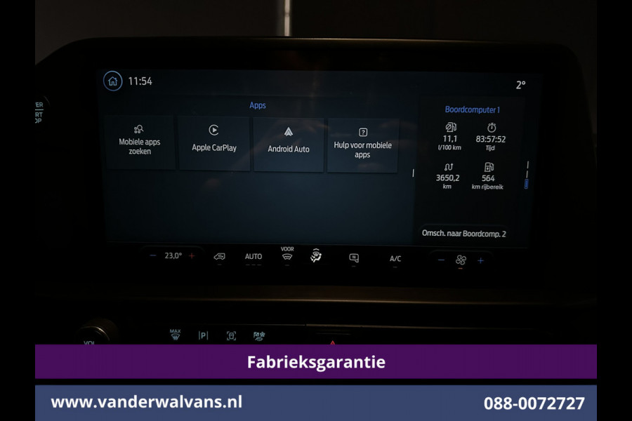Ford Transit Custom 2.0 TDCI 136pk L2H1 Fabrieksgarantie Euro6 Airco | Camera | Apple Carplay | LED | Cruisecontrol Android Auto, Parkeersensoren, Verwarmde voorruit, Bijrijdersbank