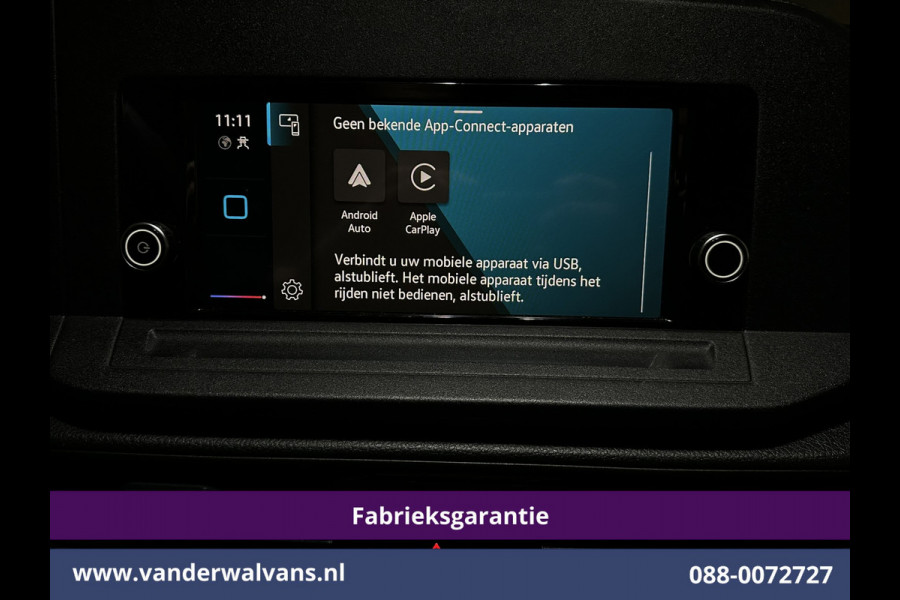 Volkswagen Caddy Cargo Maxi 1.5 TSI 115pk Benzine motor L2H1 Fabrieksgarantie Euro6 Airco | Camera | Apple Carplay | Bumper in de kleur Android Auto, Zijdeur