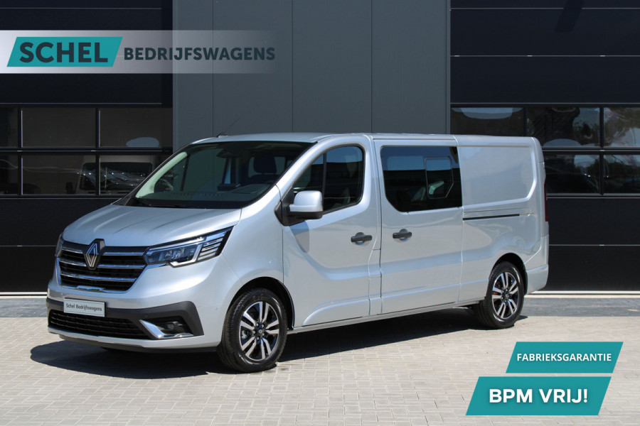 Renault Trafic 2.0 Blue dCi 170pk T29 L2H1 Extra DC - 2x Schuifdeur - Carplay - LED - Blind Spot - Navigatie - Camera - Trekhaak - Stoelverwarm