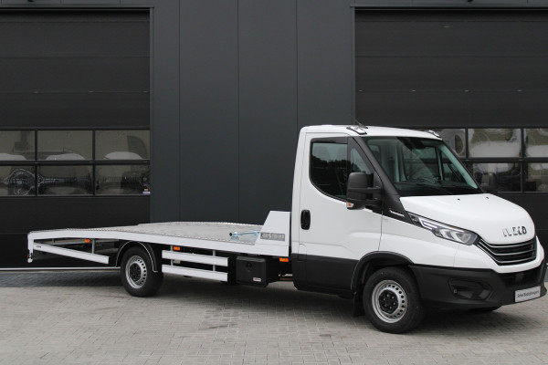 Iveco Daily - 35S18 3.0L 180pk Autotransporter - Geveerde Stoel - Lier - LED - Navi - ACC - Lane Assist - Faustmann Opbouw - Rijklaar
