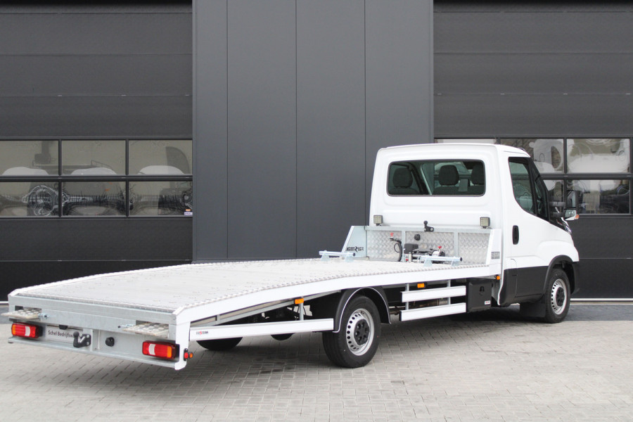 Iveco Daily - 35S18 3.0L 180pk Autotransporter - Geveerde Stoel - Lier - LED - Navi - ACC - Lane Assist - Faustmann Opbouw - Rijklaar
