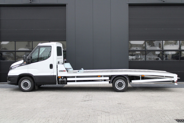 Iveco Daily - 35S18 3.0L 180pk Autotransporter - Geveerde Stoel - Lier - LED - Navi - ACC - Lane Assist - Faustmann Opbouw - Rijklaar
