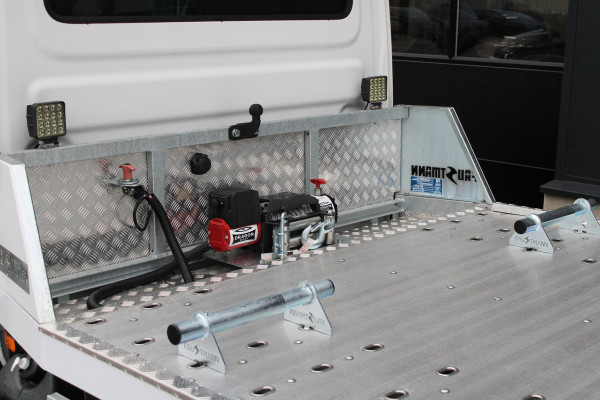 Iveco Daily - 35S18 3.0L 180pk Autotransporter - Geveerde Stoel - Lier - LED - Navi - ACC - Lane Assist - Faustmann Opbouw - Rijklaar