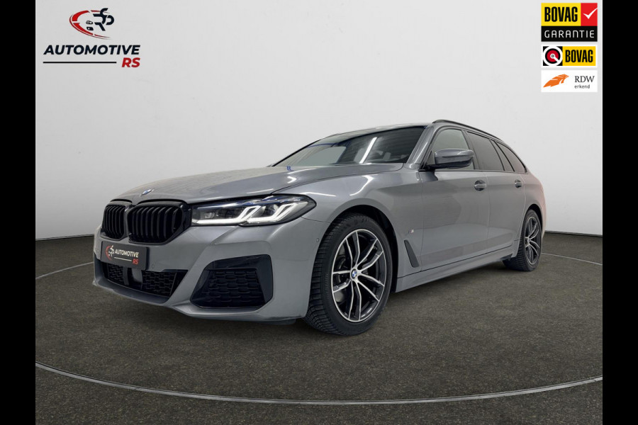 BMW 5 Serie Touring 520i Business Edition Plus M-pakket Hud Navi DAB Carplay Trekhaak Stoelverw. Memory Virtual Matrix ACC