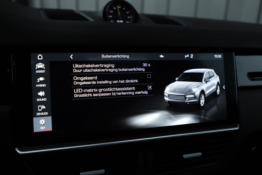 Porsche Cayenne 3.0 E-Hybrid Sport-design | 462PK | Luchtvering | Head-up | Burmester high-end | Sport-chrono | Memory | Stuurwielverw. | 16-Weg