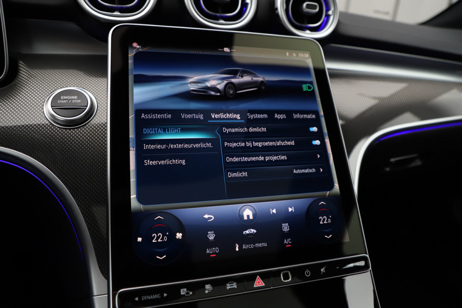 Mercedes-Benz CLE Coupé 300e AMG | 313PK | Pano | Head-up | Keyless-go | Burmester | Sfeerverlichting | Digital-light | Distronic | 2024.