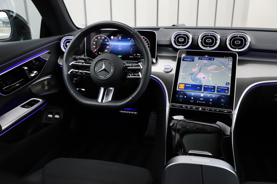 Mercedes-Benz CLE Coupé 300e AMG | 313PK | Pano | Head-up | Keyless-go | Burmester | Sfeerverlichting | Digital-light | Distronic | 2024.