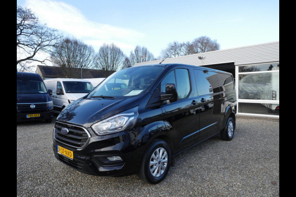Ford Transit Custom 2.0 TDCI 130PK, L2, Limited, Dubbel Cabine, 2 x Schuifdeur, Airco, Automaat