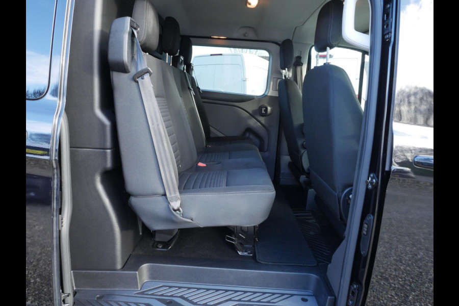 Ford Transit Custom 2.0 TDCI 130PK, L2, Limited, Dubbel Cabine, 2 x Schuifdeur, Airco, Automaat