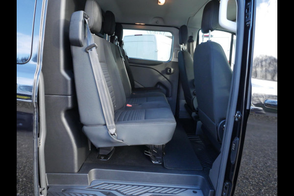 Ford Transit Custom 2.0 TDCI 130PK, L2, Limited, Dubbel Cabine, 2 x Schuifdeur, Airco, Automaat