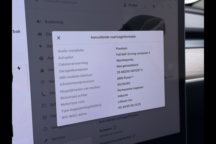 Tesla Model Y Performance AWD 535PK Leder Warmtepomp Autopilot FSD-4 Computer Panodak Navi Ecc Lmv 21" Elek.Stoelen+Memory Stoel+Stuurverwarmi Privacy Glas Matrix-Led Lithium-ion AMD Ryzen™ 4WD 1e Eigenaar Origineel Nederlandse Auto Fabrieksgarantie nog van toepassing