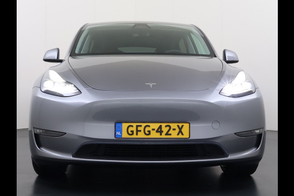 Tesla Model Y Performance AWD 535PK Leder Warmtepomp Autopilot FSD-4 Computer Panodak Navi Ecc Lmv 21" Elek.Stoelen+Memory Stoel+Stuurverwarmi Privacy Glas Matrix-Led Lithium-ion AMD Ryzen™ 4WD 1e Eigenaar Origineel Nederlandse Auto Fabrieksgarantie nog van toepassing