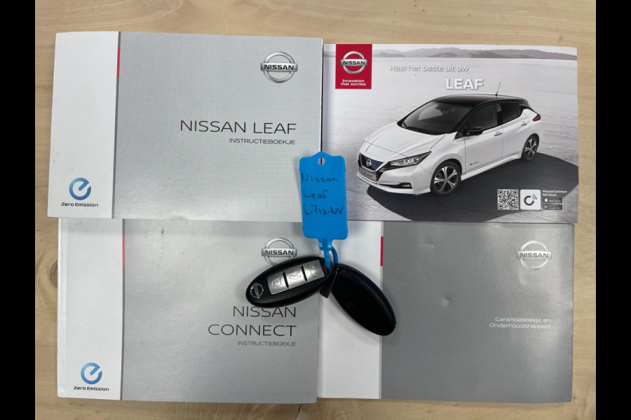 Nissan Leaf N-Connecta 40 kWh|94%SOH|270 WLTP|360-CAMERA|APPLE CARPLAY|STUUR+STOELVERW VOOR+ACHTER|ACC|NAVIGATIE|NL-AUTO|NAP|MARGE