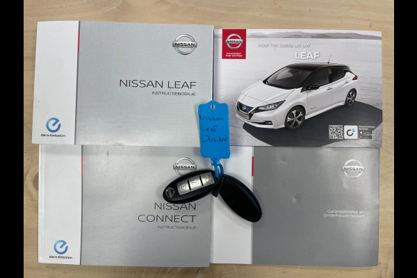 Nissan Leaf N-Connecta 40 kWh|94%SOH|270 WLTP|360-CAMERA|APPLE CARPLAY|STUUR+STOELVERW VOOR+ACHTER|ACC|NAVIGATIE|NL-AUTO|NAP|MARGE