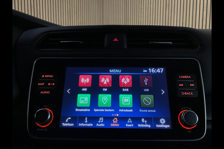Nissan Leaf N-Connecta 40 kWh|94%SOH|270 WLTP|360-CAMERA|APPLE CARPLAY|STUUR+STOELVERW VOOR+ACHTER|ACC|NAVIGATIE|NL-AUTO|NAP|MARGE