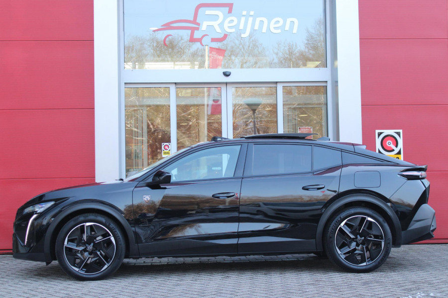Peugeot 408 1.6 HYbrid 225PK EAT8 GT | SCHUIF/KANTEL DAK | NAPPA ZWART LEDEREN BEKLEDING | NIGHT VISION | FOCAL AUDIO SYSTEM | ELEKTRISCH BEDIENBARE VOORSTOELEN MET MASSAGE EN VERWARM FUNCTIE | NAVIGATIE | DRAADLOZE APPLE CARPLAY/ANDROID AUTO | DRAADLOZE TELEFOONLADER | KEYLESS ENTRY/START | VOORVERWAMINGS FUNCTIE | ADAPTIVE CRUISE CONTROL | CLEAN CABIN: VENTILATIE MANAGMENT SYSTEEM | ELEKTRISCH BEDIENBARE ACHTERKLEP | LANE POSITIONING ASSIST | 3D-INSTRUMENTENPANEEL |