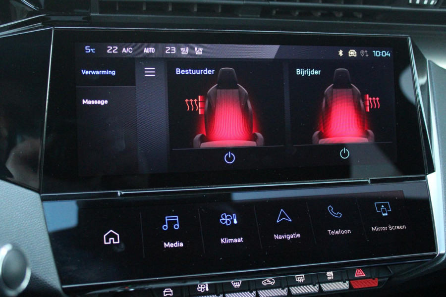 Peugeot 408 1.6 HYbrid 225PK EAT8 GT | SCHUIF/KANTEL DAK | NAPPA ZWART LEDEREN BEKLEDING | NIGHT VISION | FOCAL AUDIO SYSTEM | ELEKTRISCH BEDIENBARE VOORSTOELEN MET MASSAGE EN VERWARM FUNCTIE | NAVIGATIE | DRAADLOZE APPLE CARPLAY/ANDROID AUTO | DRAADLOZE TELEFOONLADER | KEYLESS ENTRY/START | VOORVERWAMINGS FUNCTIE | ADAPTIVE CRUISE CONTROL | CLEAN CABIN: VENTILATIE MANAGMENT SYSTEEM | ELEKTRISCH BEDIENBARE ACHTERKLEP | LANE POSITIONING ASSIST | 3D-INSTRUMENTENPANEEL |