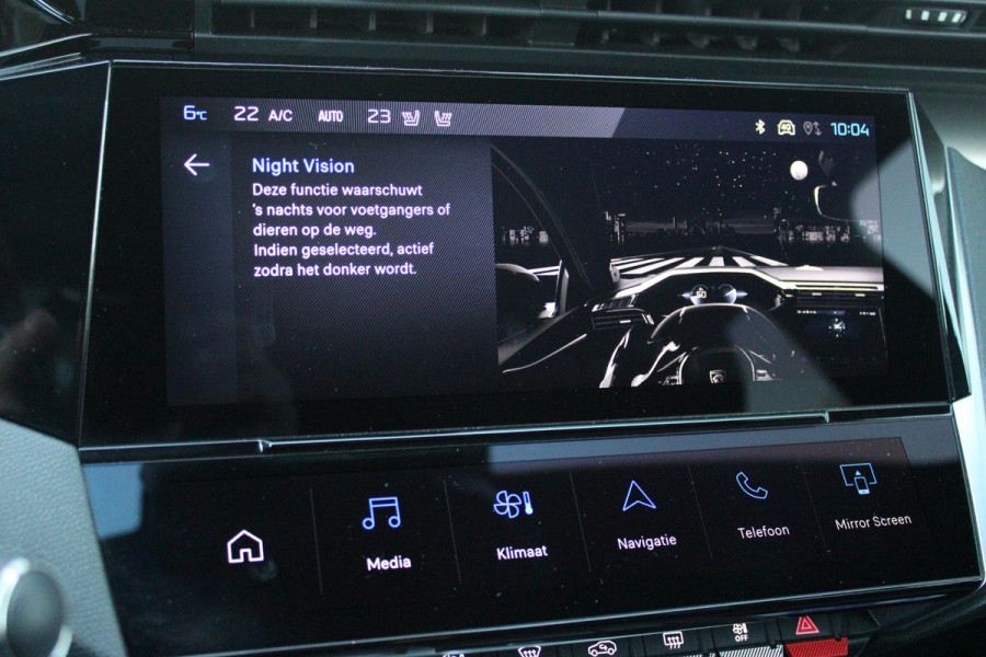 Peugeot 408 1.6 HYbrid 225PK EAT8 GT | SCHUIF/KANTEL DAK | NAPPA ZWART LEDEREN BEKLEDING | NIGHT VISION | FOCAL AUDIO SYSTEM | ELEKTRISCH BEDIENBARE VOORSTOELEN MET MASSAGE EN VERWARM FUNCTIE | NAVIGATIE | DRAADLOZE APPLE CARPLAY/ANDROID AUTO | DRAADLOZE TELEFOONLADER | KEYLESS ENTRY/START | VOORVERWAMINGS FUNCTIE | ADAPTIVE CRUISE CONTROL | CLEAN CABIN: VENTILATIE MANAGMENT SYSTEEM | ELEKTRISCH BEDIENBARE ACHTERKLEP | LANE POSITIONING ASSIST | 3D-INSTRUMENTENPANEEL |